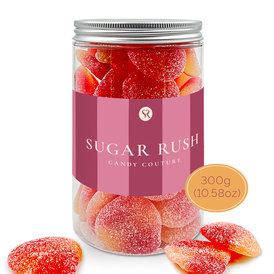 Peaches Candy Jar